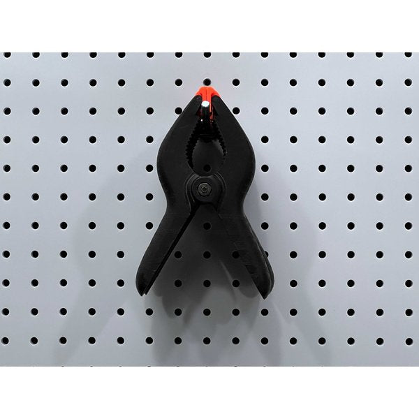 6 In. Single Rod 30 Degree Bend Steel Pegboard Hook for 1/8 In. and 1/4 In. Pegboard 10 Pack