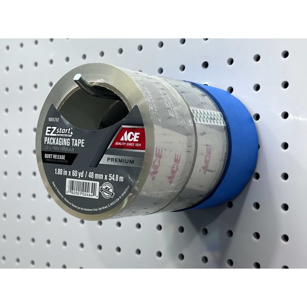 6 In. Single Rod 30 Degree Bend Steel Pegboard Hook for 1/8 In. and 1/4 In. Pegboard 10 Pack