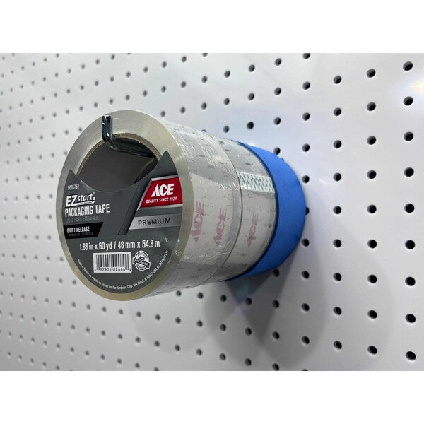 6 In. Single Rod 90 Degree Bend Steel Pegboard Hook for 1/8 In. and 1/4 In. Pegboard 10 Pack