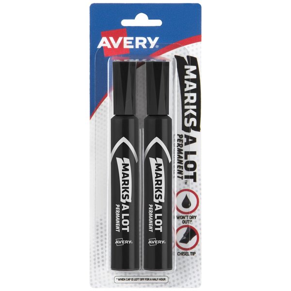 Marks A Lot Permanent Markers, Regu, PK2