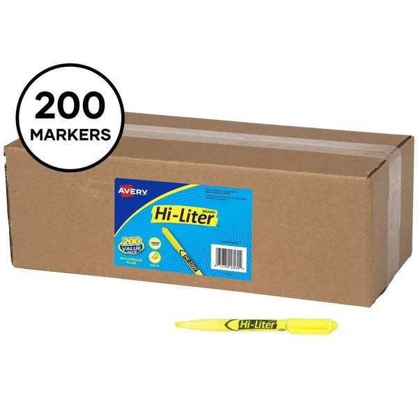 Hi-Liter Value Pack Pen-Style Hig, PK200