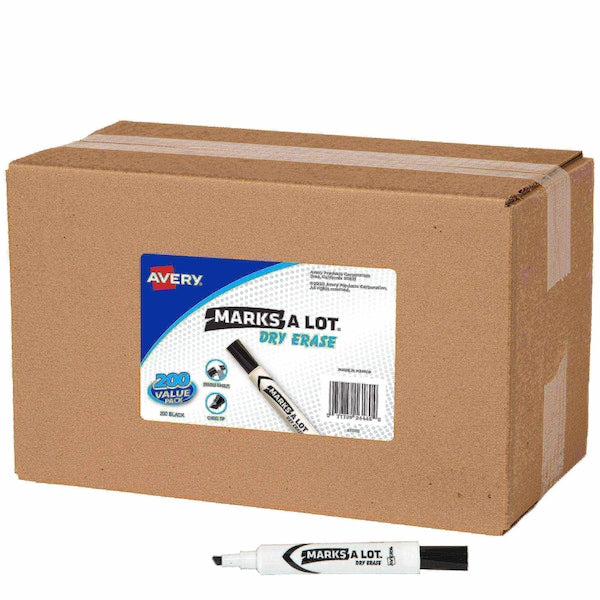 Marks A Lot Value Pack Dry Erase, PK200