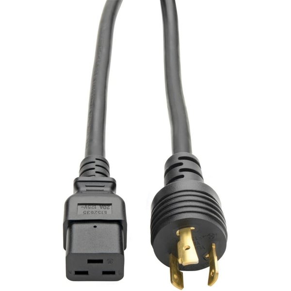 Power Cord, HD, C19, L5-20P, 20A, 12AWG, 10ft