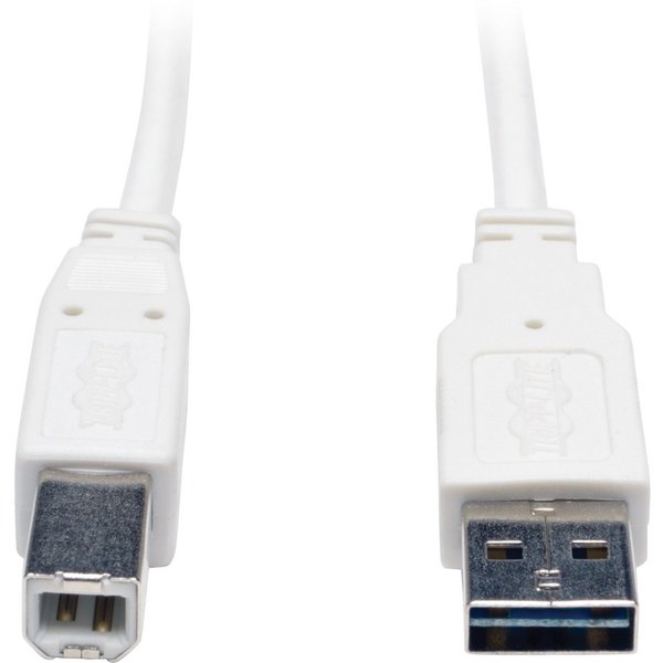 USB Reversible 2.0 Cable, A to B, M/M, 6ft