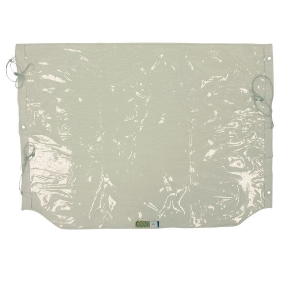 Portable Golf Cart Windshield, White/Clear