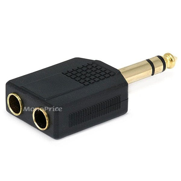 1/4Inch S Plug to 1/4Inch S Jackx2 Spltr