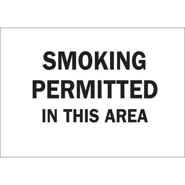 Smoking Area Sign, 7