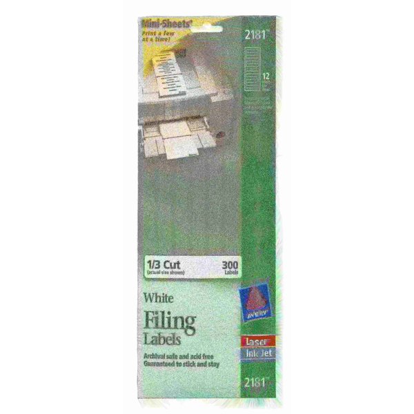 Mini-Sheets File Folder Labels, 2, PK300