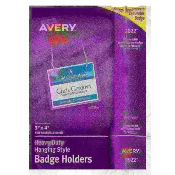 Hanging Style Vaccine Card Holder, 4x3,