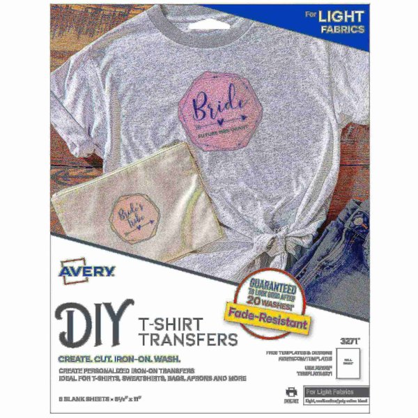 Heat Transfer Paper for Light Fabrics, 8