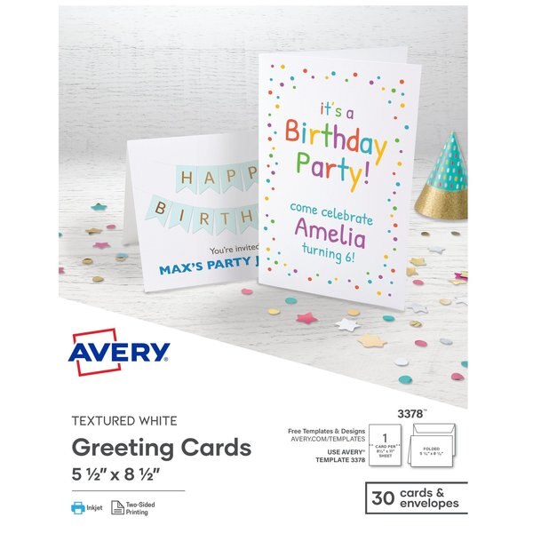 Note Cards, Matte, Two-Sided Print, PK60