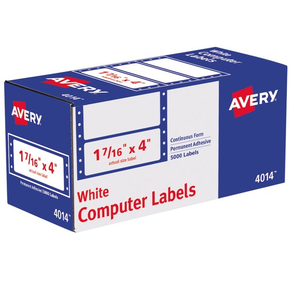 Continuous Form Computer Labels, PK5000