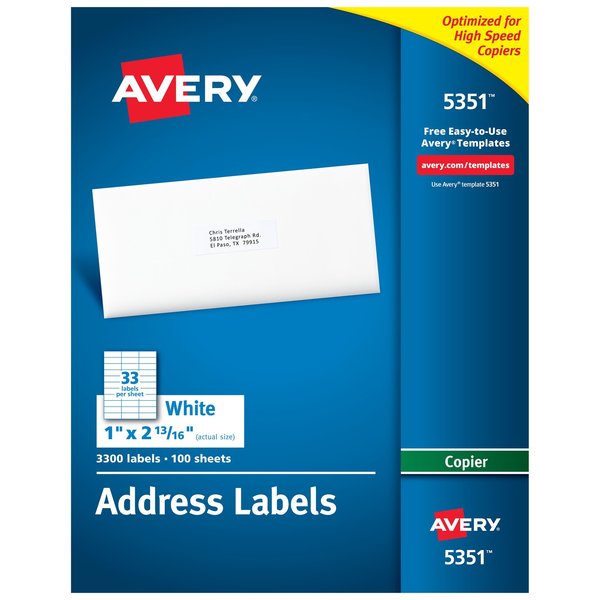 Address Labels for Copiers, 1