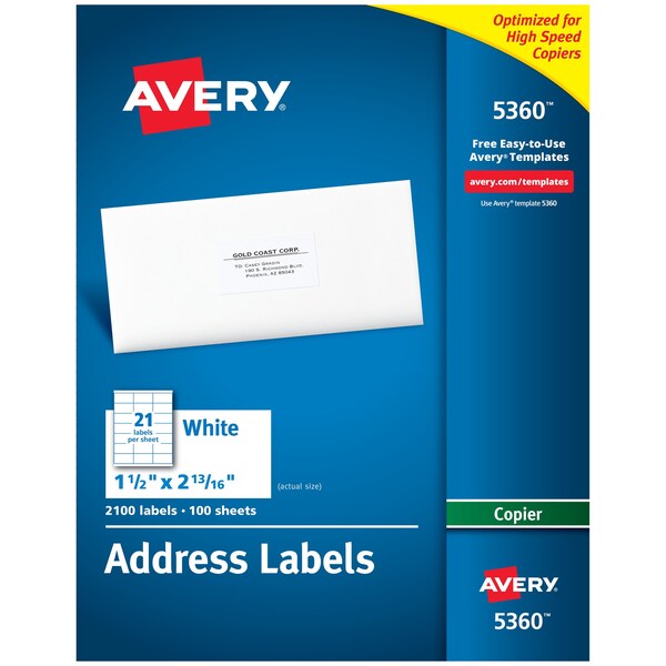Address Labels for Copiers, 1