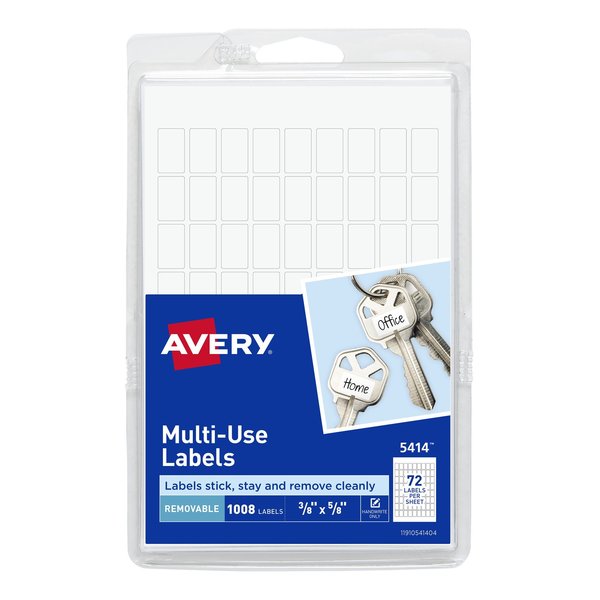 Removable Labels, Removable Adhe, PK1008