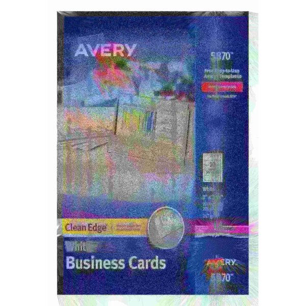 Clean Edge Business Cards, Uncoa, PK2000