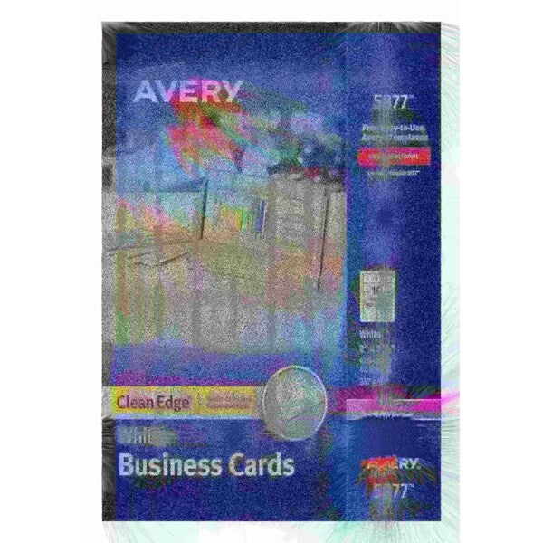 Clean Edge Business Cards, Uncoat, PK400