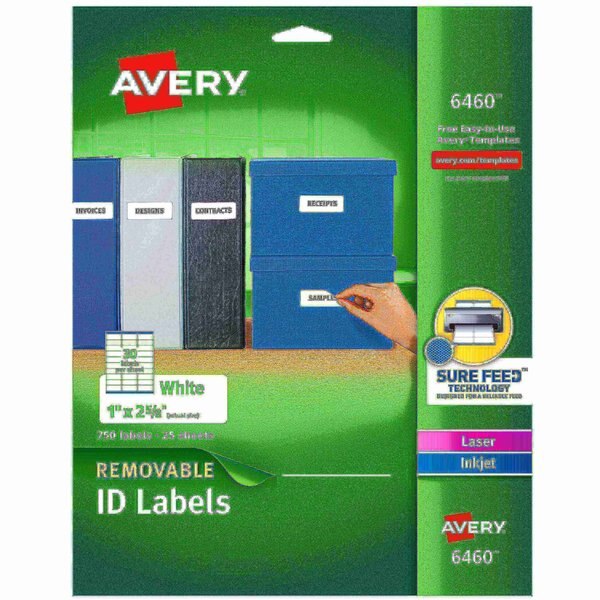Removable ID Labels, Sure Feed Te, PK750