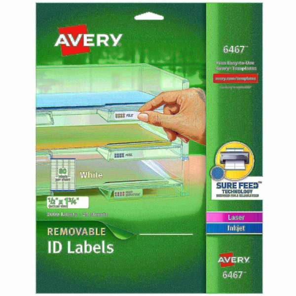 Removable ID Labels, Sure Feed T, PK2000