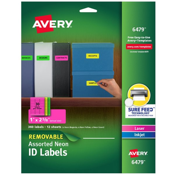 Multipurpose Labels, Removable, A, PK360