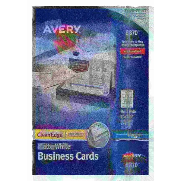 Clean Edge Business Cards, True, PK1000