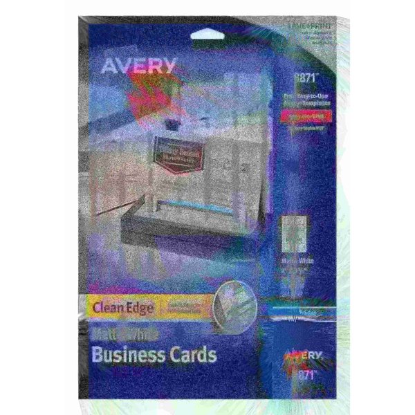 Clean Edge Business Cards, True P, PK200