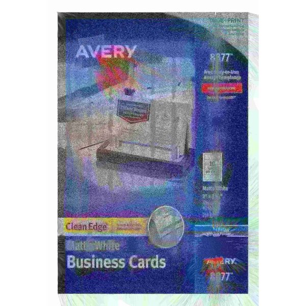 Clean Edge Business Cards, Matte, PK400
