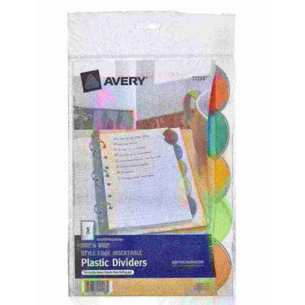 Insertable Style Edge Plastic Dividers