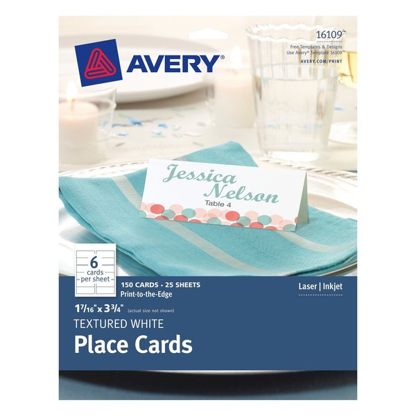 Place Cards, Uncoated, 1-7/16