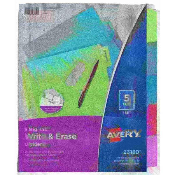 Big Tab Write and Erase Dividers