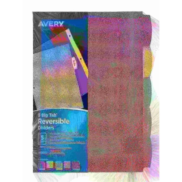 Big Tab Reversible Fashion Dividers, Ass