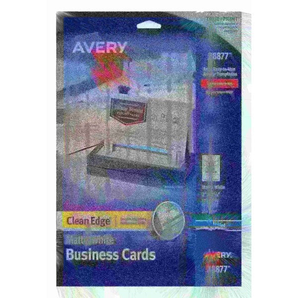 Clean Edge Business Cards, True P, PK120