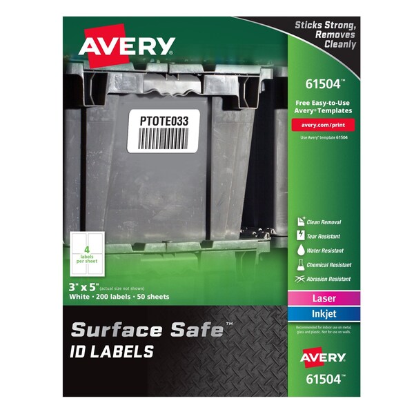 Surface Safe ID Labels, 3