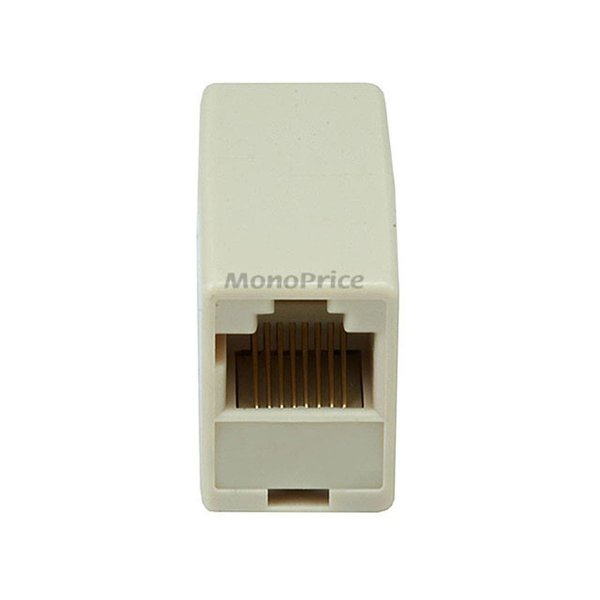 CAT5E, RJ45, Straigt Inline Coupler, Beige