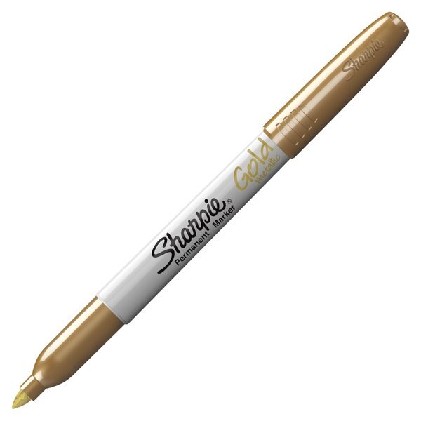 Perm Marker, Fine Point, metallic Gold