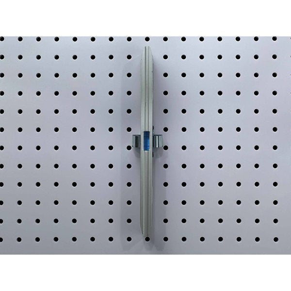 1/2 In. to 1 In. Hold Range Steel Standard Spring Clip for 1/8 In. and 1/4 In. Pegboard 10 Pack