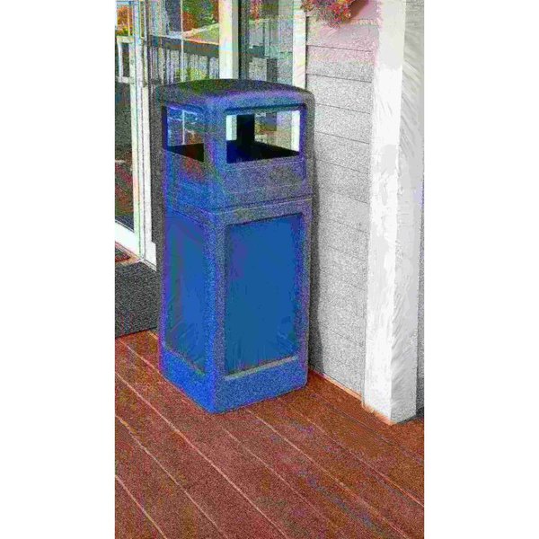 42 gal Trash Can, Blue