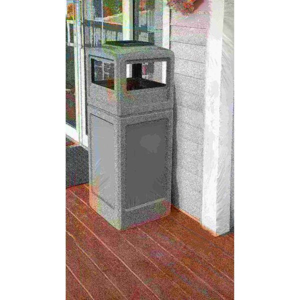 42 gal Trash Can, Gray