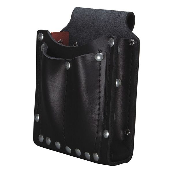 Black Leather 3 Pockets