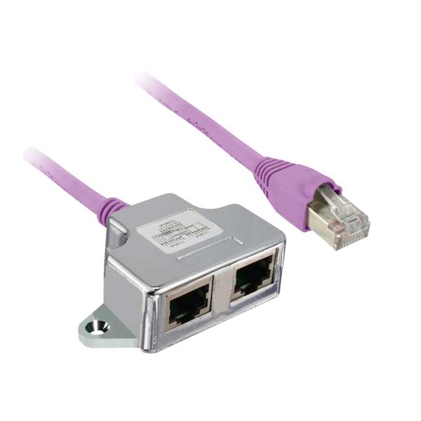 Rj45 Diasychain Tap W 0.3M Drop Cable