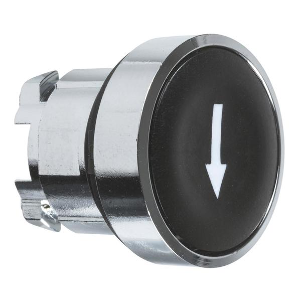 Flush Black With White Up Arrow Marking