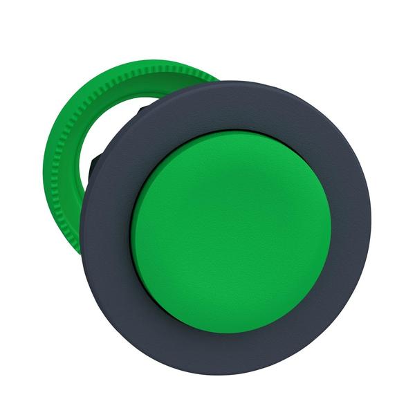 Push Button Extended Green
