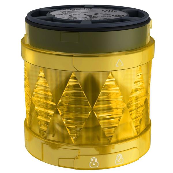 Yellow 24V Led Lens Assembly 60MM