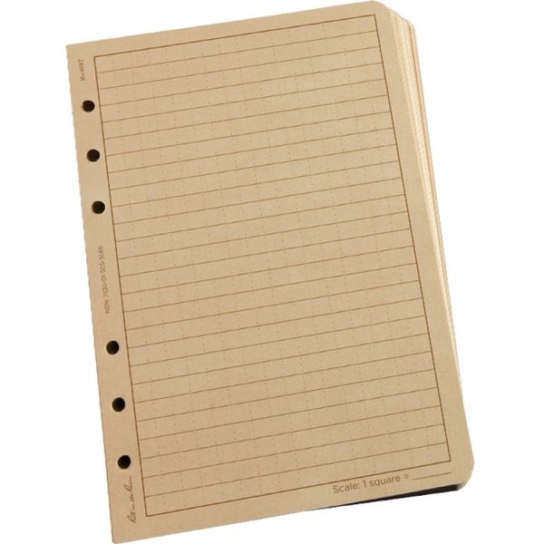 Loose Leaf Paper, 4-5/8 x 7, Tan, PK100