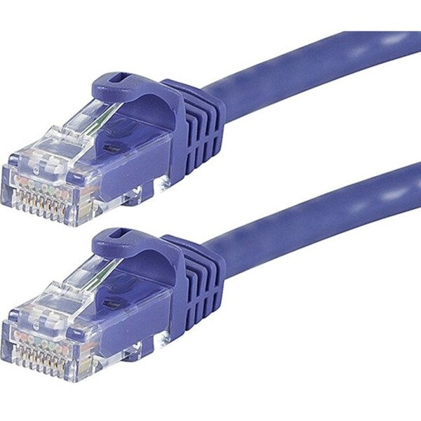 Ethernet Cable, Cat 6, Purple, 50 ft.