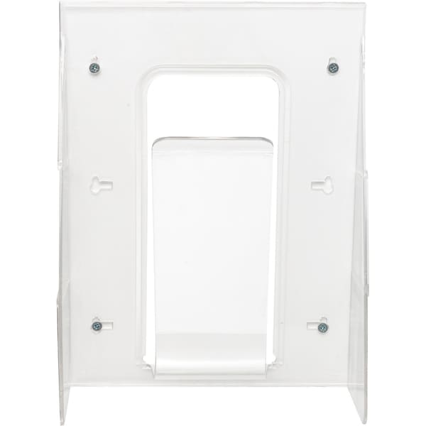 Magazine Holder, 1 Compartment, Clear