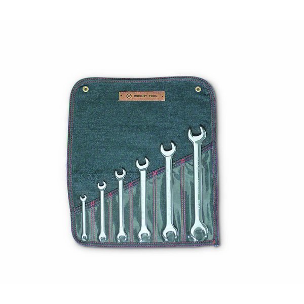 Open End Wrench 6 Piece Set - Full Polis