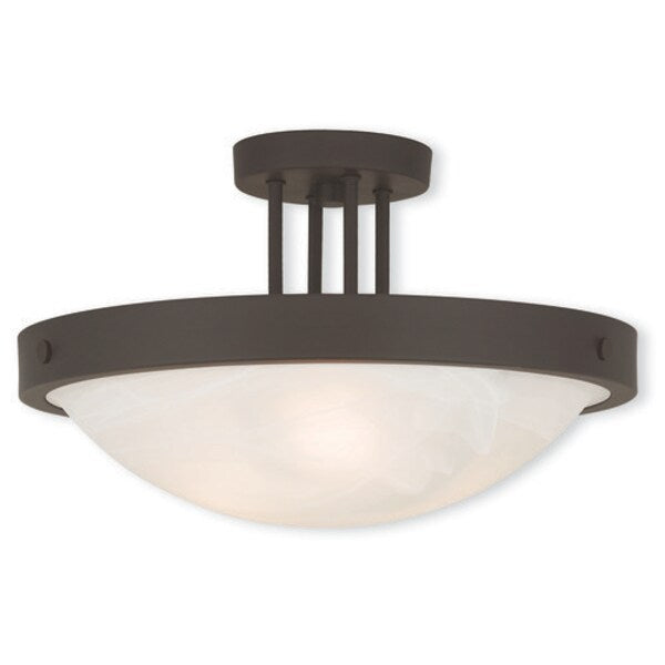 New Brighton 3 Light Bronze Ceiling Moun