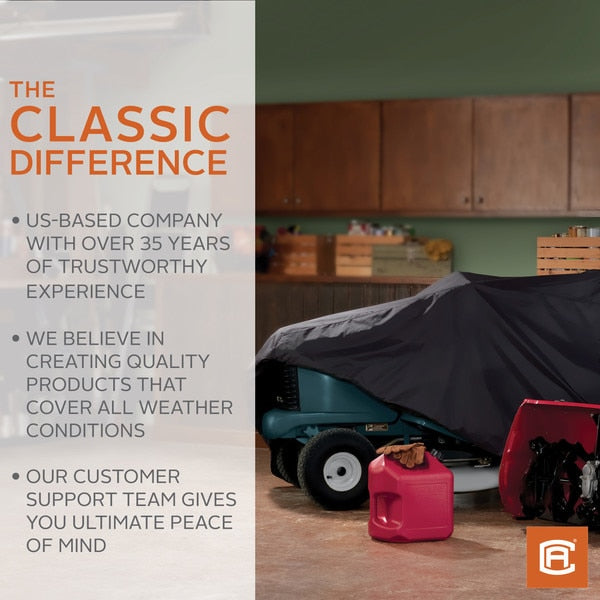 Tractor Cover, Black Deluxe