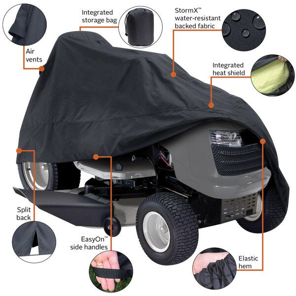 Tractor Cover, Black Deluxe